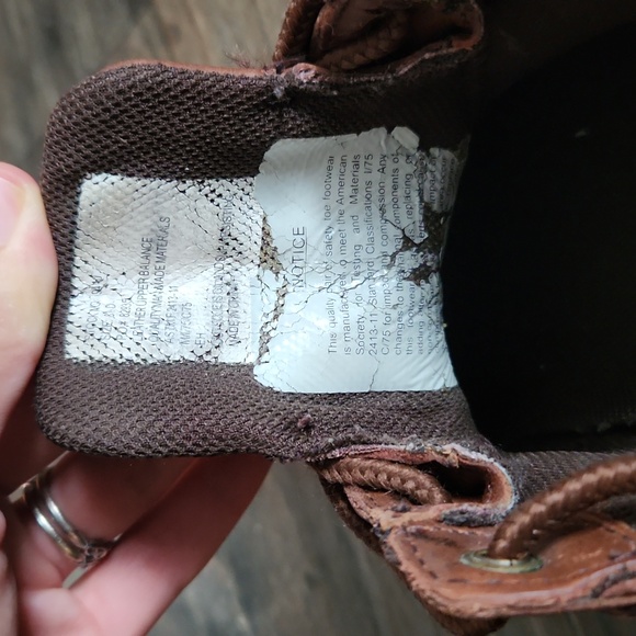 8.5 Safety Toe  Work n Sport leather shoes - Picture 5 of 5